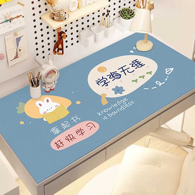 新款直销书桌垫桌布卡通电脑桌垫写字台防滑pvc垫子宿舍学习桌垫