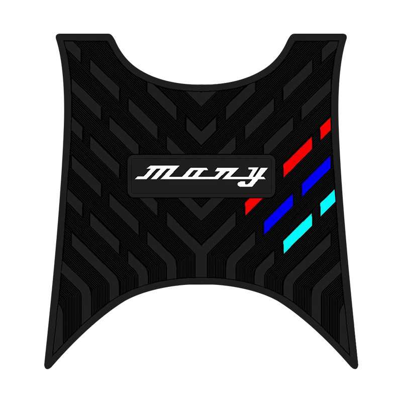 新款直销适用于光阳NewMany125摩托车橡胶脚垫防水防滑脚踩踏板垫