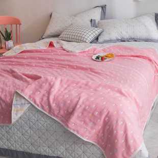 新款直销AB双面六层纱布毛巾被加厚夏季空调被纯棉双人单人毛巾毯