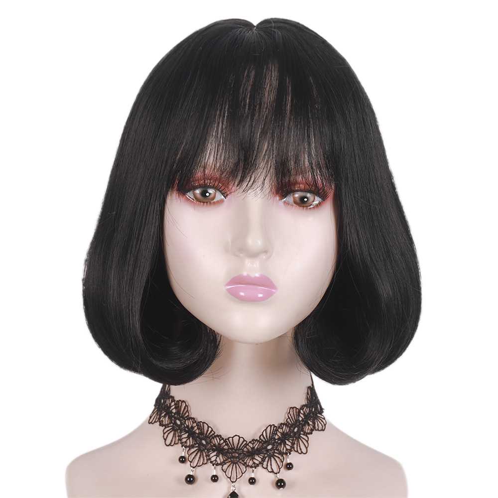 新款直销韩版短发波波头假发女士假发套空气刘海bobo头多色可选假