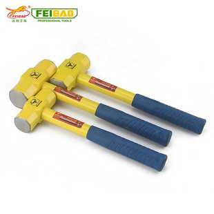 新款直销PK7J八角锤方头石工锤铁锤木柄钢管柄3磅4磅6磅8P手锤八