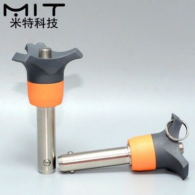 BLP顶出式定位销直径 6 8球头锁紧销按钮保险销快卸安全分度插销2