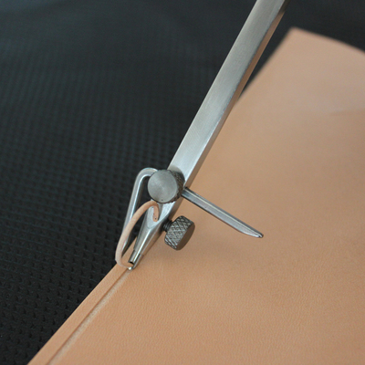 [动手网]燧出品 第二代全钢挖槽器 全钢制作 皮革挖槽器 皮革背挖