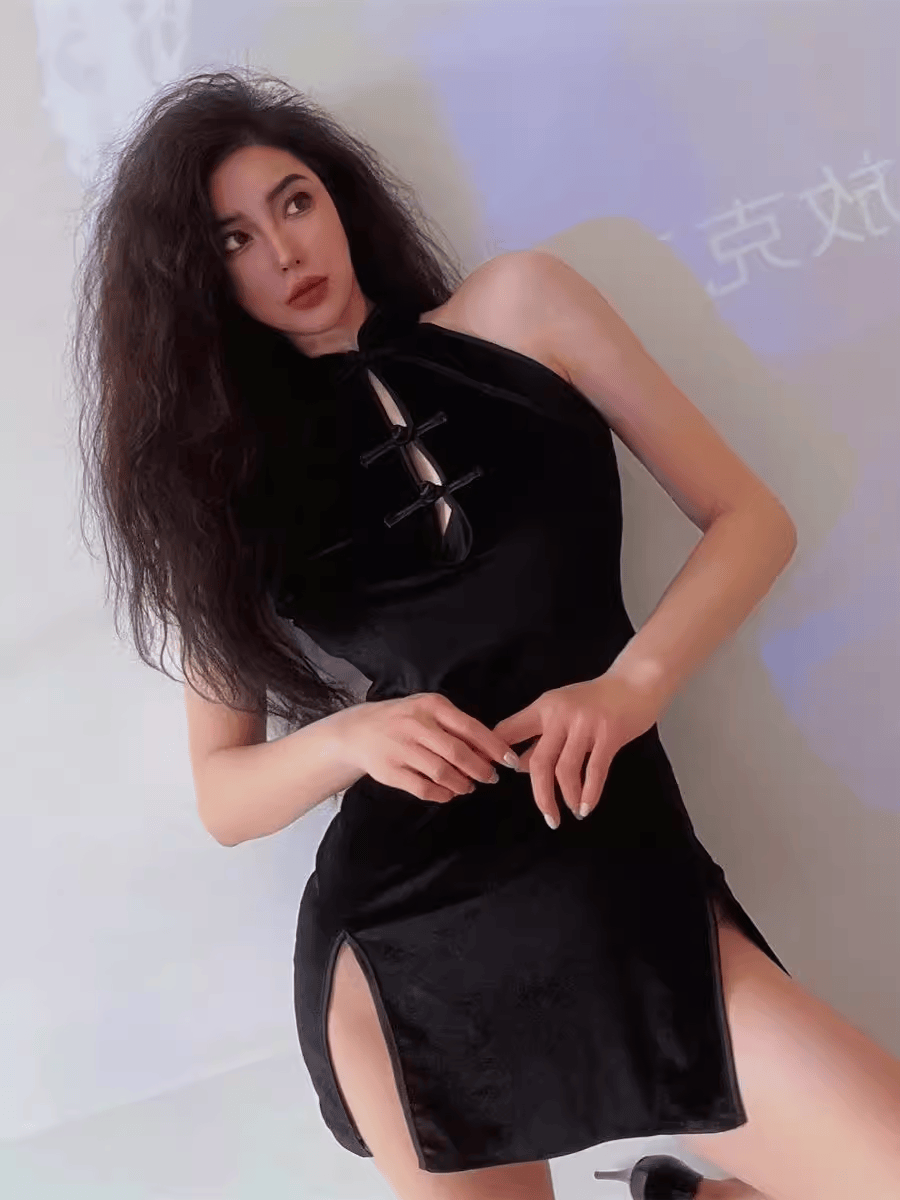 ds演出服夜店dj性感旗袍新中式辣妹酒吧领舞服装夜场舞台gogo表演