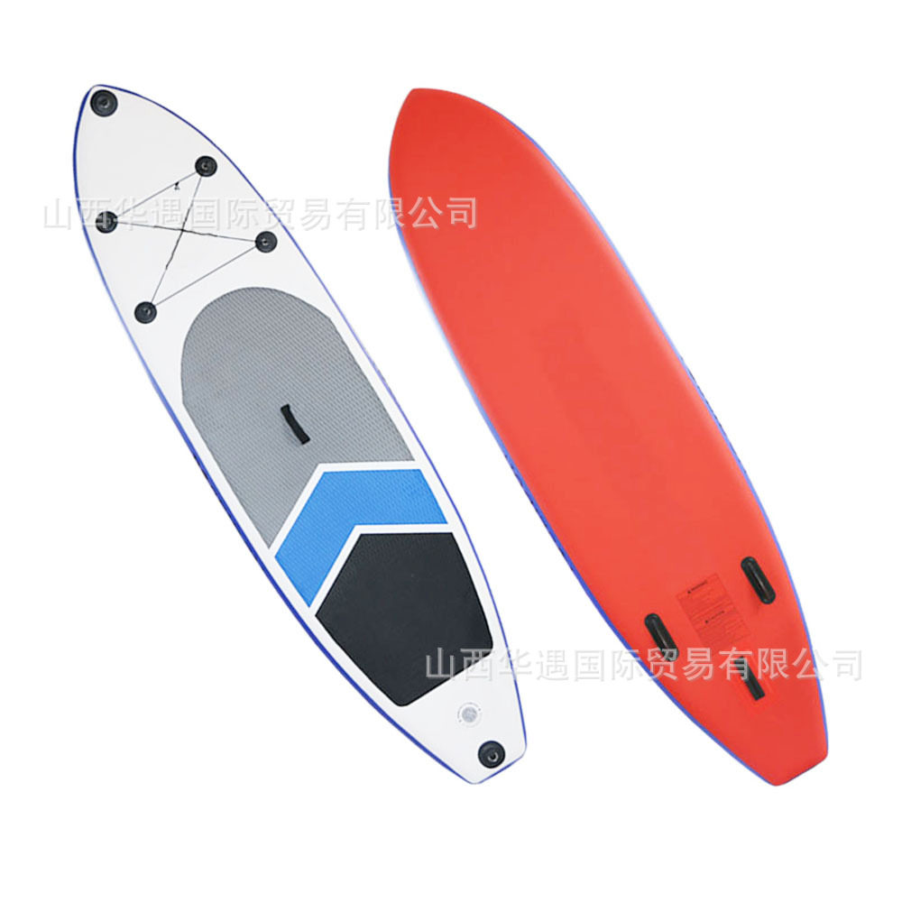 充气滑水板加厚pvc水上冲浪板站立式滑水板冲浪板