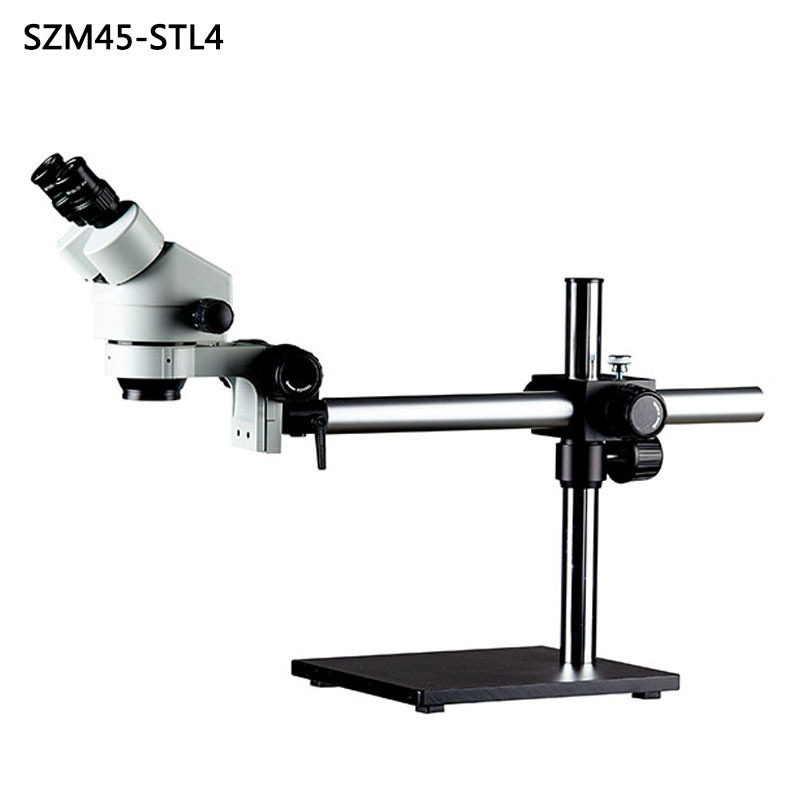 SZM45-STL4单臂万向支架显微镜7-45倍14-90倍双目体视连续变倍