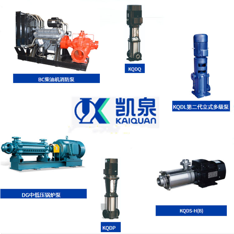上海凯泉泵业集团第三代KQDP/KQDQ系列不锈钢轻型立式多级离心泵