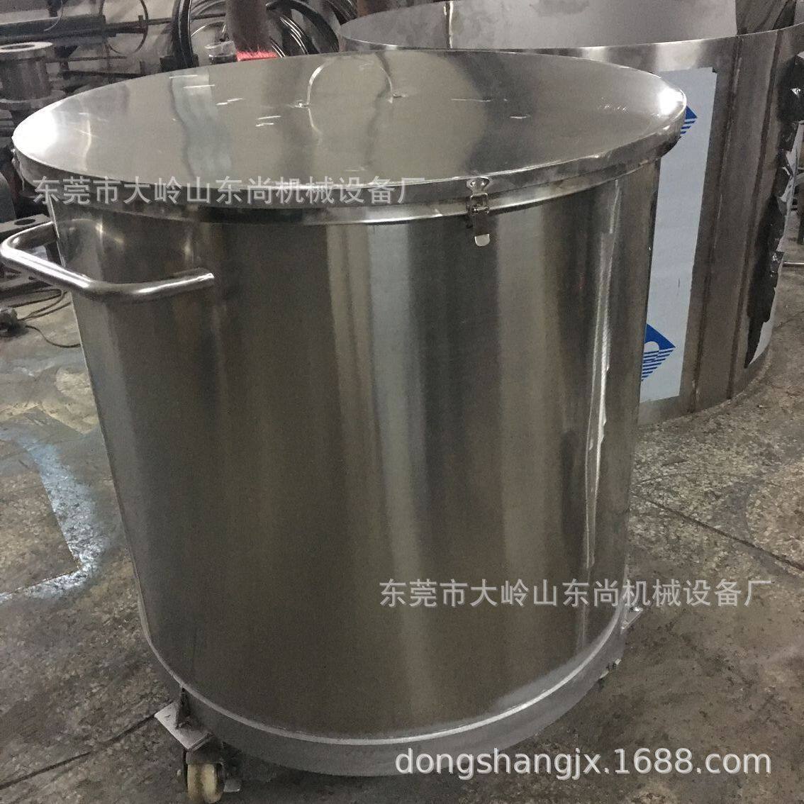 现货500L不锈钢敞口化工桶 1000L油漆移动不锈钢桶 304材质桶