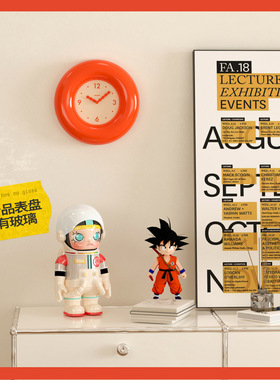 ?啵乔botro静音钟表挂钟客厅2024新款简约现代家用时钟挂墙中古