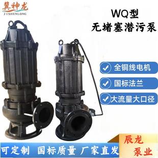 工业排污泵380v小型高扬程潜水泵大流量化粪池污水泵搅匀排污水泵