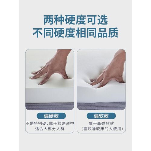 高密度海c绵床垫单双人垫子学生宿舍1.5米1.8米加厚榻榻米飘窗定