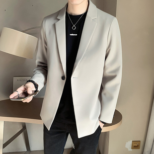 韓版 西裝 外套男春秋季 2025新款 休閑夾克上衣 潮流高級感小西服男士