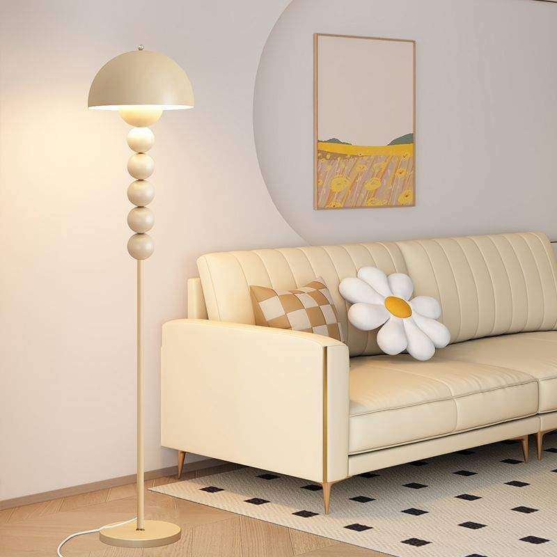 奶油风蘑菇落地灯卧室客厅灯ins中古立式台灯法式客厅沙发网红灯,3C数码配件,USB灯,淘宝优惠券,粉丝福利购,淘宝优惠卷