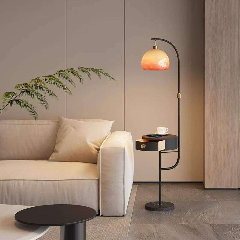 复古落地灯客厅沙发边几卧室侘寂风中古实木柚子灯床头柜一体台灯,标准件/零部件/工业耗材,车间地垫,淘宝优惠券,粉丝福利购,淘宝优惠卷