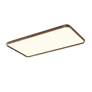 中古侘寂风吸顶灯现代简约客厅大厅主灯卧室书房黑胡桃木中山灯具