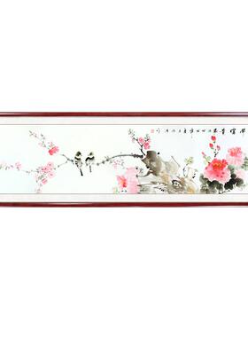 花开富贵国画牡丹花纯手绘真迹花鸟中式客厅卧室床头挂画装饰字画
