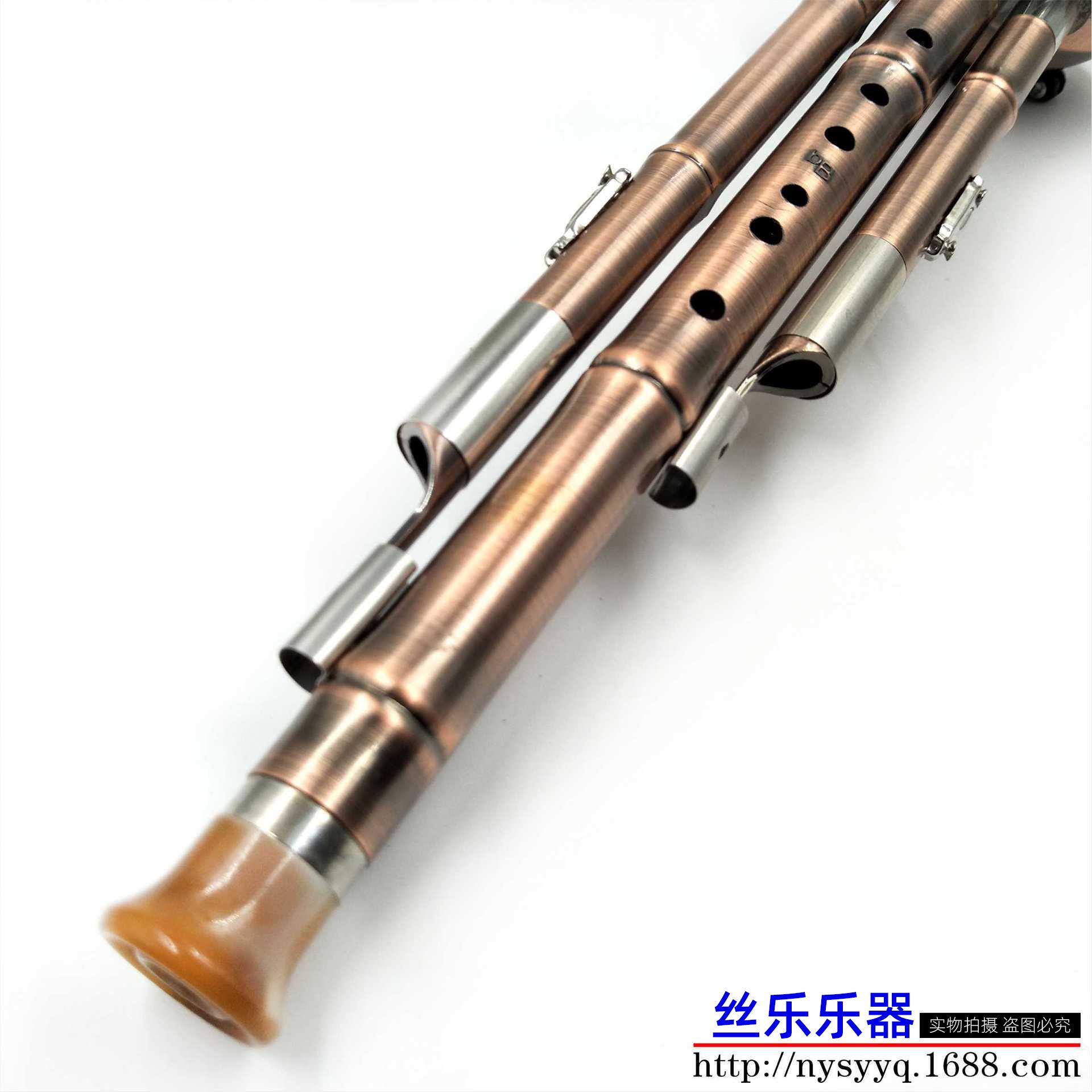 镀青铜古铜金属拉丝葫芦丝降B调C调专业演奏初学乐器配盒子挂件