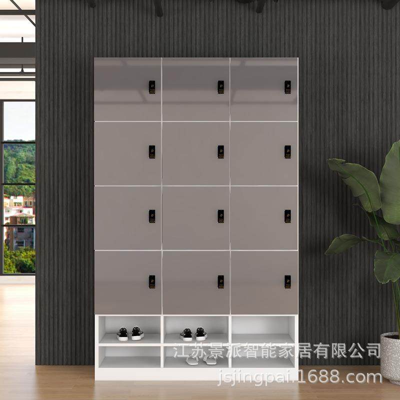 高光灰健身房储物柜瑜伽馆更衣柜洗浴中心存包柜存衣柜木质感应锁,商业/办公家具,办公储物柜,淘宝优惠券,粉丝福利购,淘宝优惠卷
