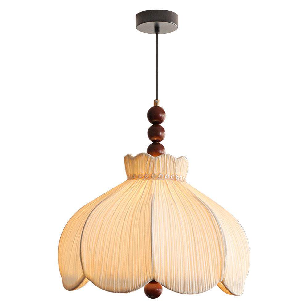 法式中古风卧室灯宋代美学复古书房客厅创意布艺花朵灯具餐厅吊灯,家装灯饰光源,智能吊灯,淘宝优惠券,粉丝福利购,淘宝优惠卷