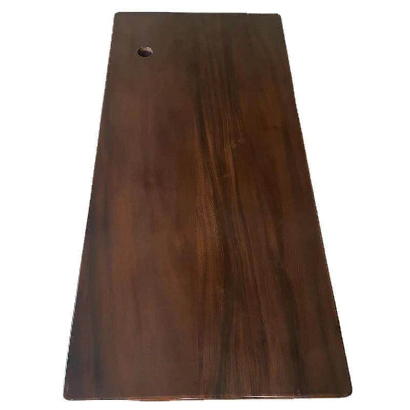 北美黑胡桃木桌面板实木板台面吧台板榆木家具餐桌书桌实木台面