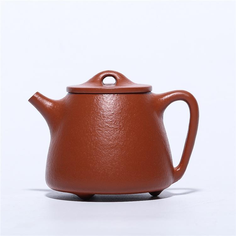 高石瓢宜兴原矿梨皮朱泥紫砂手工礼品茶壶茶具