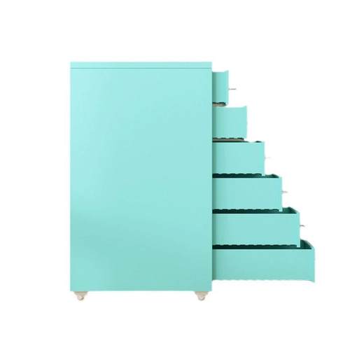 抽屉式收纳柜办公桌下抽屉柜夹缝文件柜多层铁艺矮柜柜子收纳柜