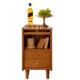 厂家供应北欧小型日式 樱桃木小筑床头柜现代简约实木床头收纳柜