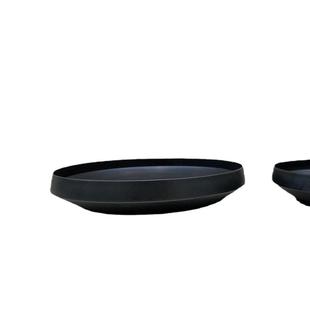 中式 禅意微观山水意境盆书房茶室博古架洽谈桌摆件青苔花器 日式