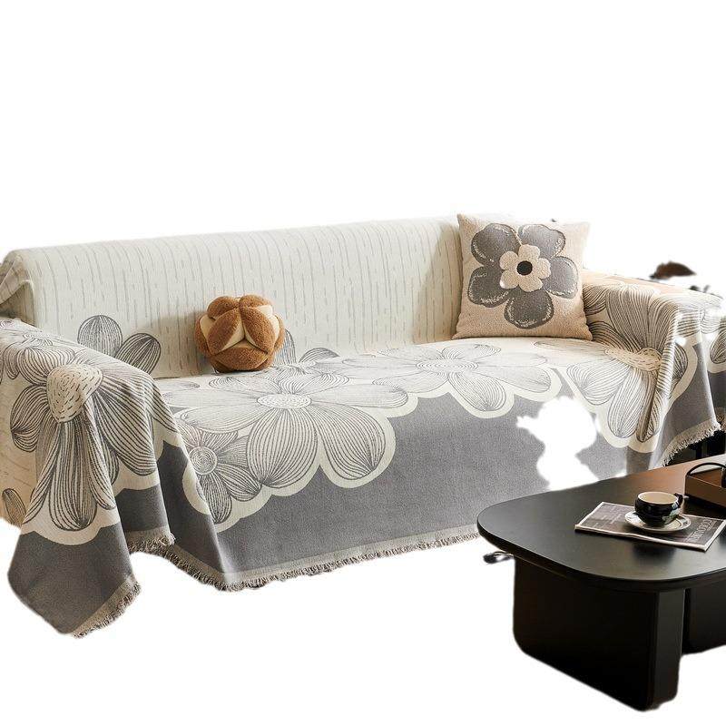 雪尼尔沙发盖布巾2024流行新款一整张全盖毯防滑沙发套罩沙发坐垫,居家布艺,沙发套,淘宝优惠券,粉丝福利购,淘宝优惠卷