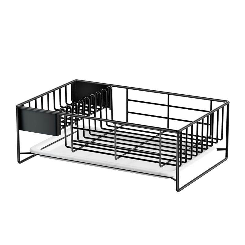 不锈钢厨房台面沥水篮碗碟置物架带筷子笼带接水盘碗盘家用收纳架,厨房/烹饪用具,抹布架/厨房清洁收纳架,淘宝优惠券,粉丝福利购,淘宝优惠卷