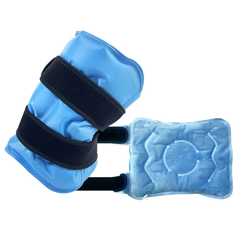 凝胶冰垫护膝冰袋扭伤膝盖冰敷袋凝胶冷热敷护具运动降温绑带护膝
