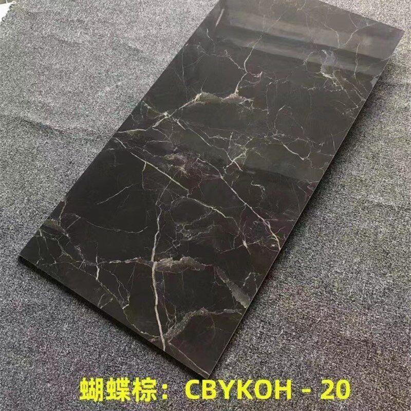 咖啡色通体仿大理石瓷砖600*1200客厅卧室酒店全抛釉棕色地砖壁砖