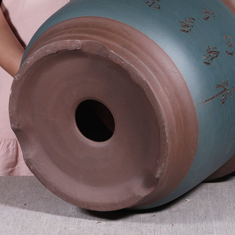 大口径紫砂花盆发财树超大口径种树大号花盆