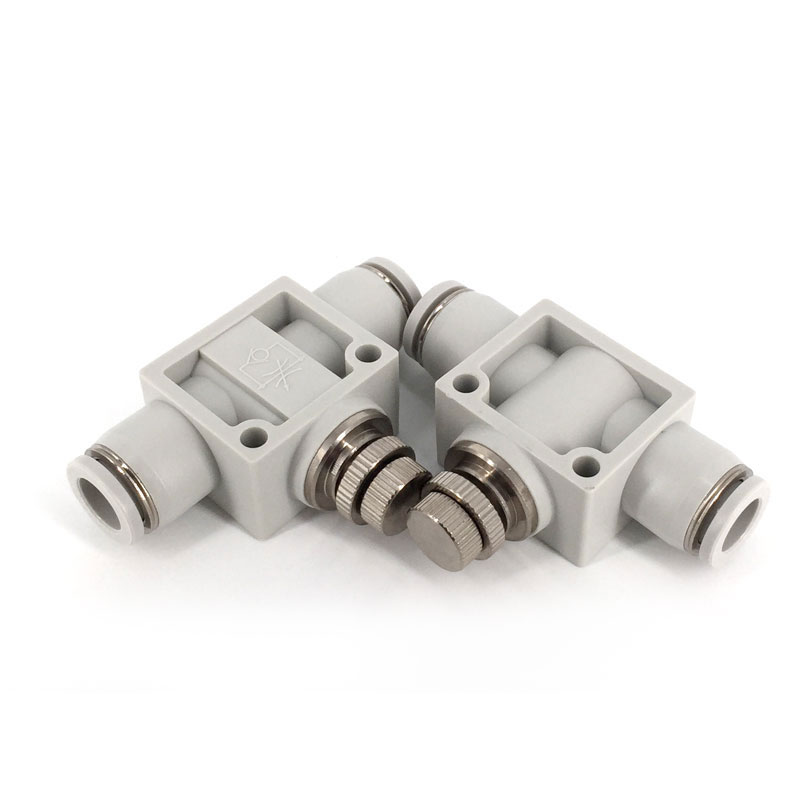 亚德客型调速阀PSA4/PA6/PA8/PA10/PA12/PA16管子接头管道节流阀