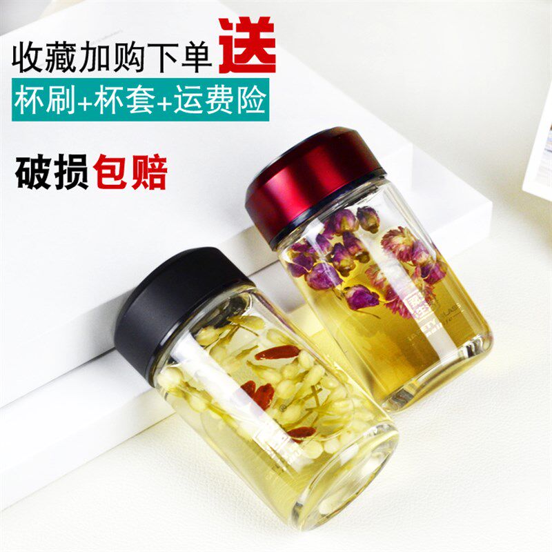 好货口袋杯150ml可爱女生超萌100ml便携小水杯250ml女小容量玻璃