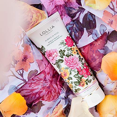 LOLLIA Always in Rose Shower Gel  Nourishing Body Wash  Cl