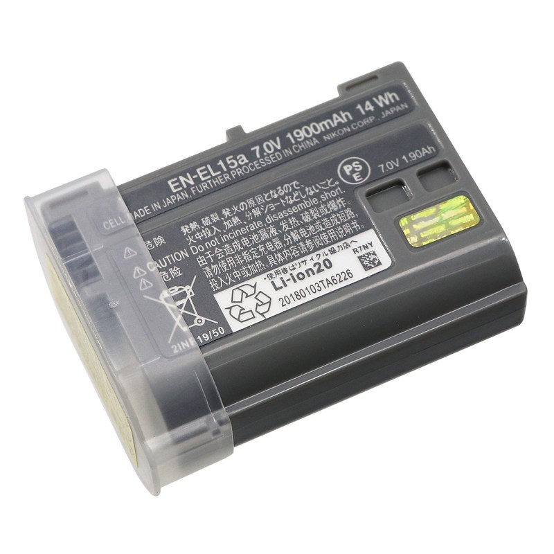 1900mAh EN EL15a ENEL15a Camera Battery For Nikon D850 D810