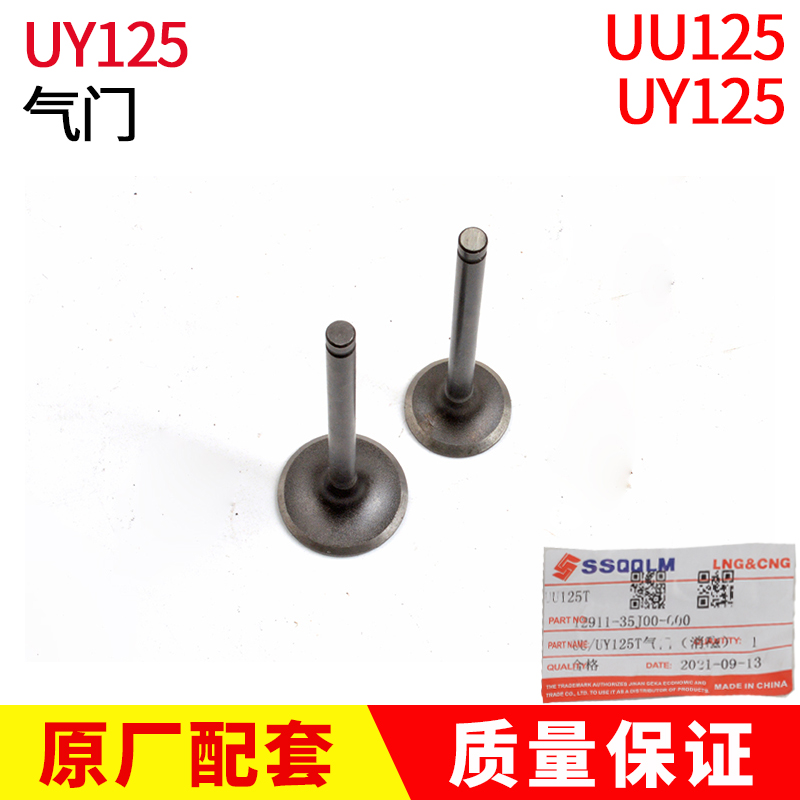 踏板摩托车 优友 UU125T UY25T-2 气门组合 进气门排气门 气阀杆