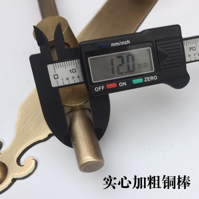 新品纯铜中式门栓门扣仿古大门插销锁扣门锁老式门插销锁门闩别墅