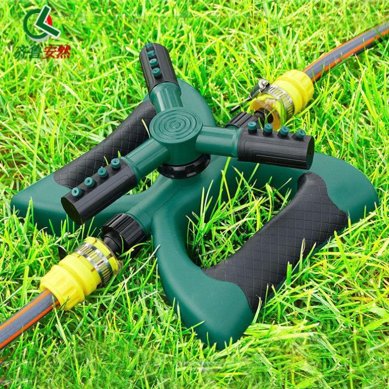 齐鲁安然喷头浇水神器360度旋转喷水浇地灌溉园林绿化草坪洒水器