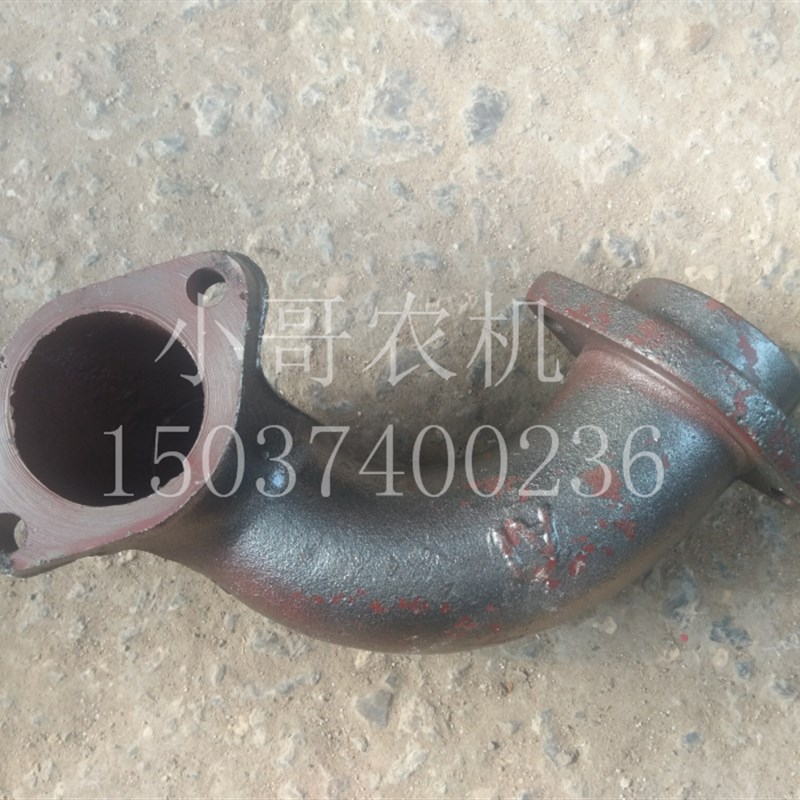 常州常柴柴油机配件 ZS195 ZS1100 ZS1105进气弯管铁管滤清器接头