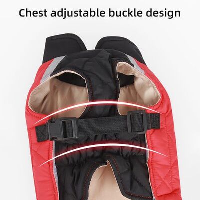 极速M5XL New Dog Clothes Winter Warm Reflective Dog Clothes