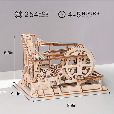 极速Robotime ROKR Blocks Marble Race Run Maze Balls Track DI