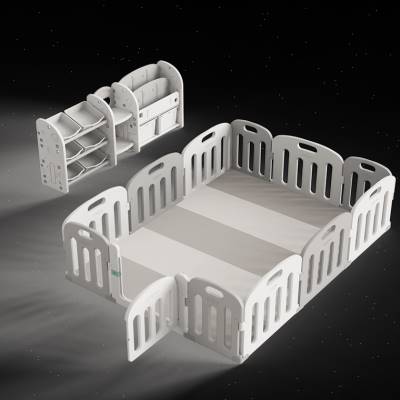 库林亚儿童游戏围栏宝宝学步爬行垫安全栅栏婴儿室内防护栏家用