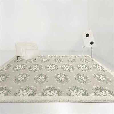 极速Geometric Floral Decoration Colorful Rug Living Room