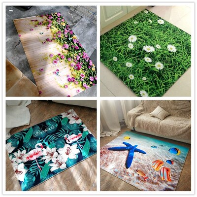 极速Carpet can clipping 3D ground mat door mat takes the doo