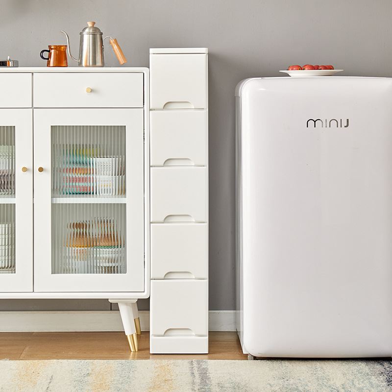 日式斗柜角落可移动带轮缝隙柜抽屉式床头边柜窄柜夹缝收纳柜实木