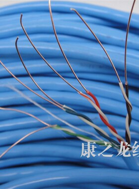 蓝色 超五类室内网线 高导铝网线 0.45mm线芯 双绞线 足280米
