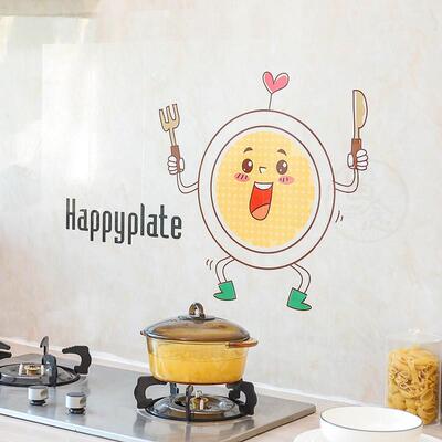 极速Large kitchen oil proof sticker high temperature resista