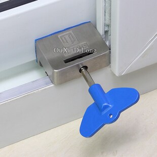 极速New window steel and plastic door Sliding style locks